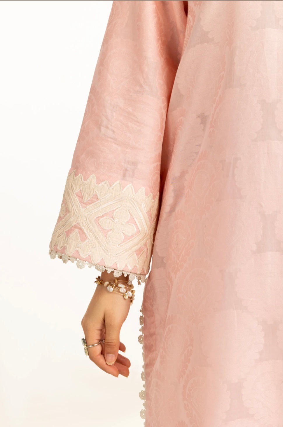 Gul Ahmed Original Pakistani 3 PC Jacquard Embroidered Suit
