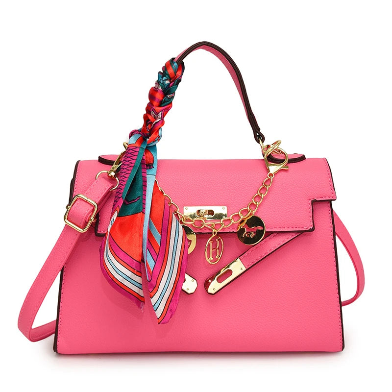 High Quality Ladies Shoulder Bag Leather Messenger Crossbody Handbags Fashion Designer Popular Classic Chic