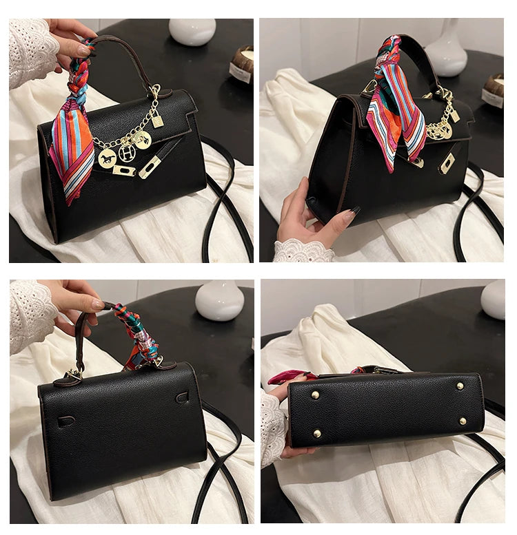 High Quality Ladies Shoulder Bag Leather Messenger Crossbody Handbags Fashion Designer Popular Classic Chic