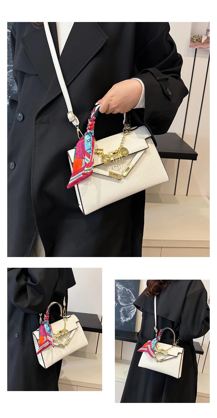 High Quality Ladies Shoulder Bag Leather Messenger Crossbody Handbags Fashion Designer Popular Classic Chic