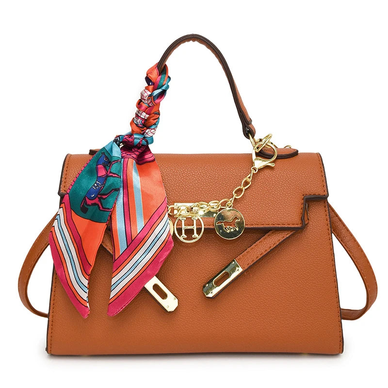 High Quality Ladies Shoulder Bag Leather Messenger Crossbody Handbags Fashion Designer Popular Classic Chic