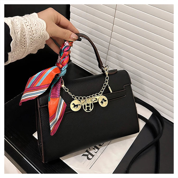 High Quality Ladies Shoulder Bag Leather Messenger Crossbody Handbags Fashion Designer Popular Classic Chic