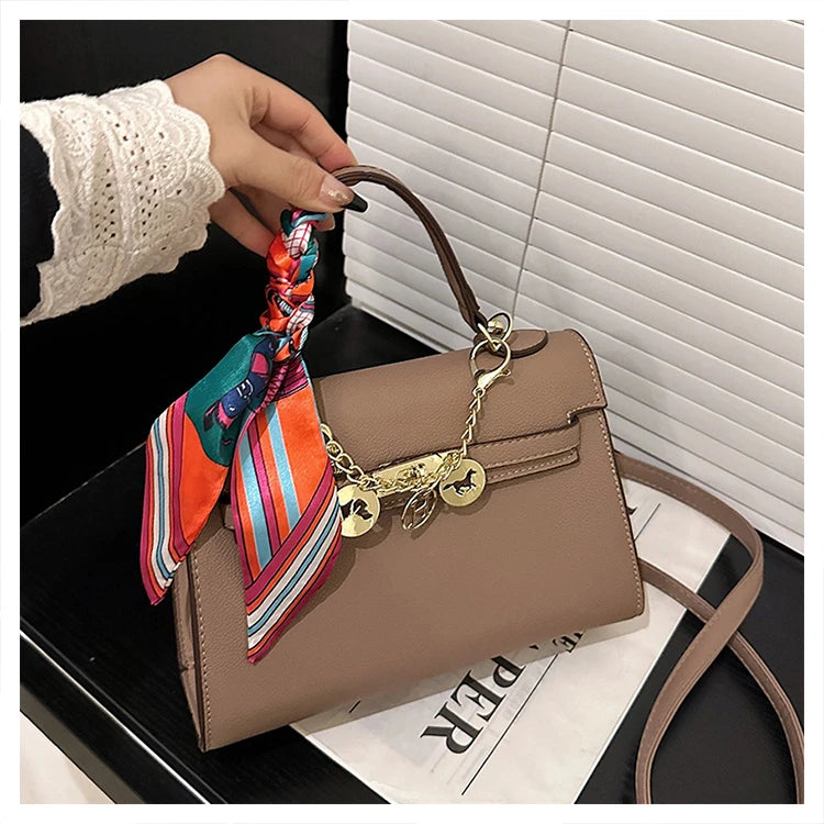 High Quality Ladies Shoulder Bag Leather Messenger Crossbody Handbags Fashion Designer Popular Classic Chic