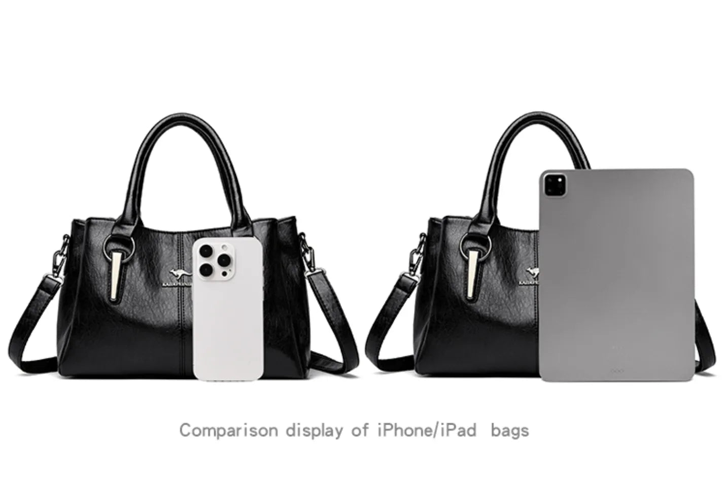 Genuine 3Layers High Quality Soft PU Leather Ladies Shoulder Crossbody Bags for Women Luxury Handbags Women Designer A Main