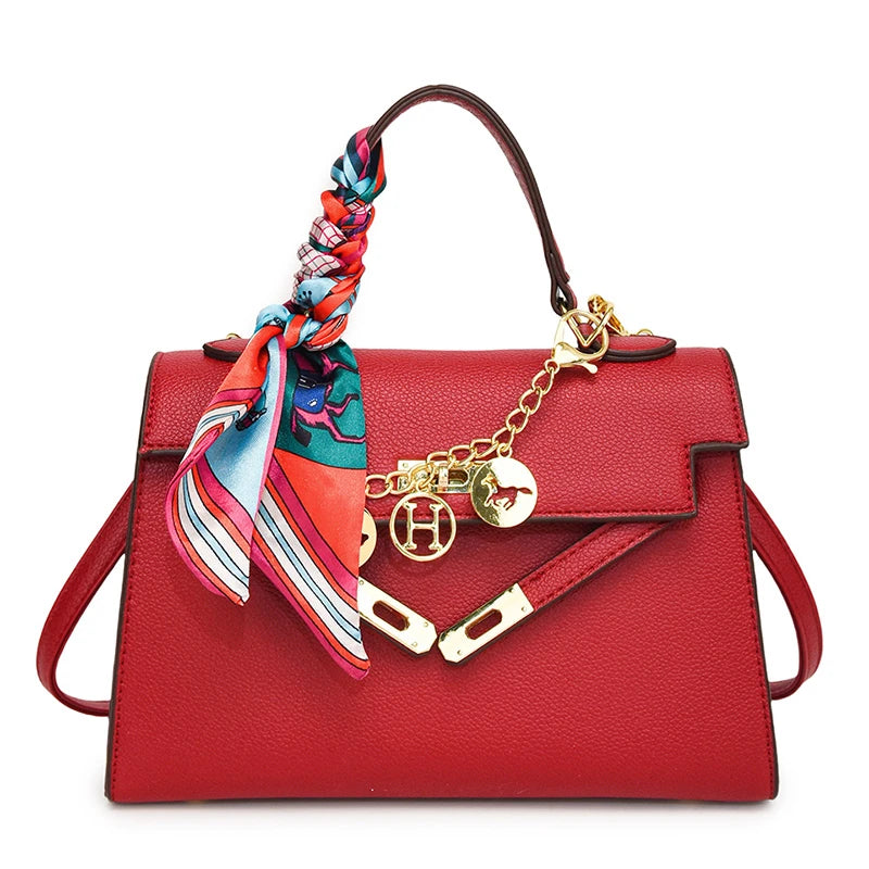 High Quality Ladies Shoulder Bag Leather Messenger Crossbody Handbags Fashion Designer Popular Classic Chic