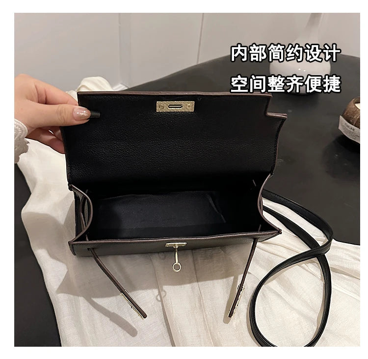 High Quality Ladies Shoulder Bag Leather Messenger Crossbody Handbags Fashion Designer Popular Classic Chic