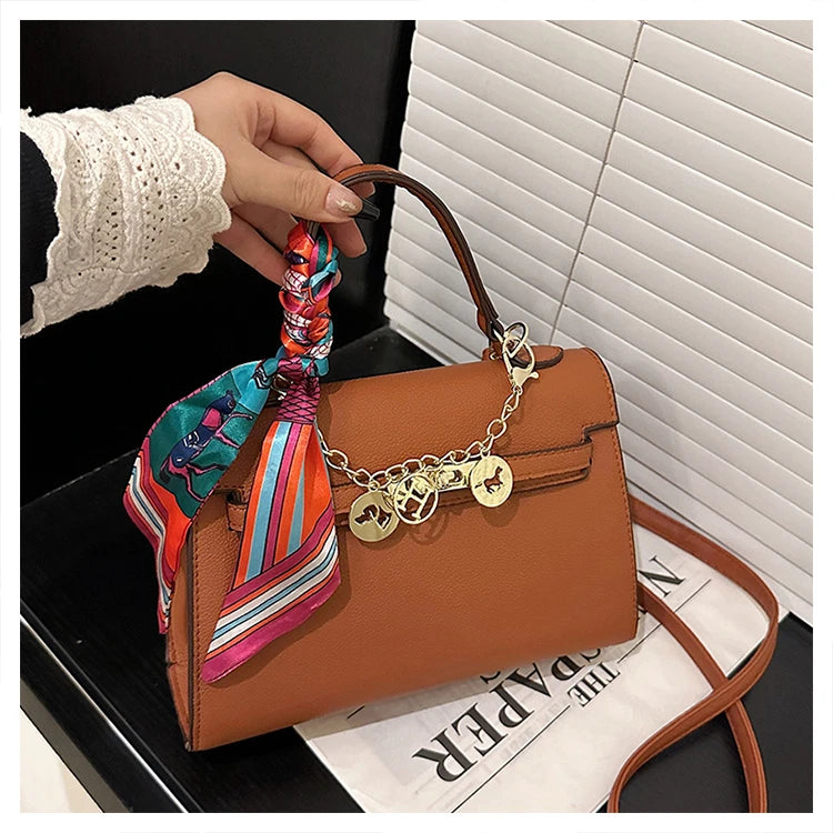 High Quality Ladies Shoulder Bag Leather Messenger Crossbody Handbags Fashion Designer Popular Classic Chic