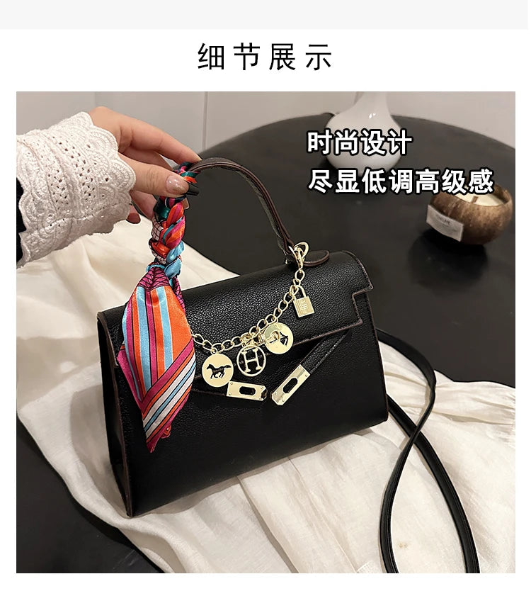 High Quality Ladies Shoulder Bag Leather Messenger Crossbody Handbags Fashion Designer Popular Classic Chic