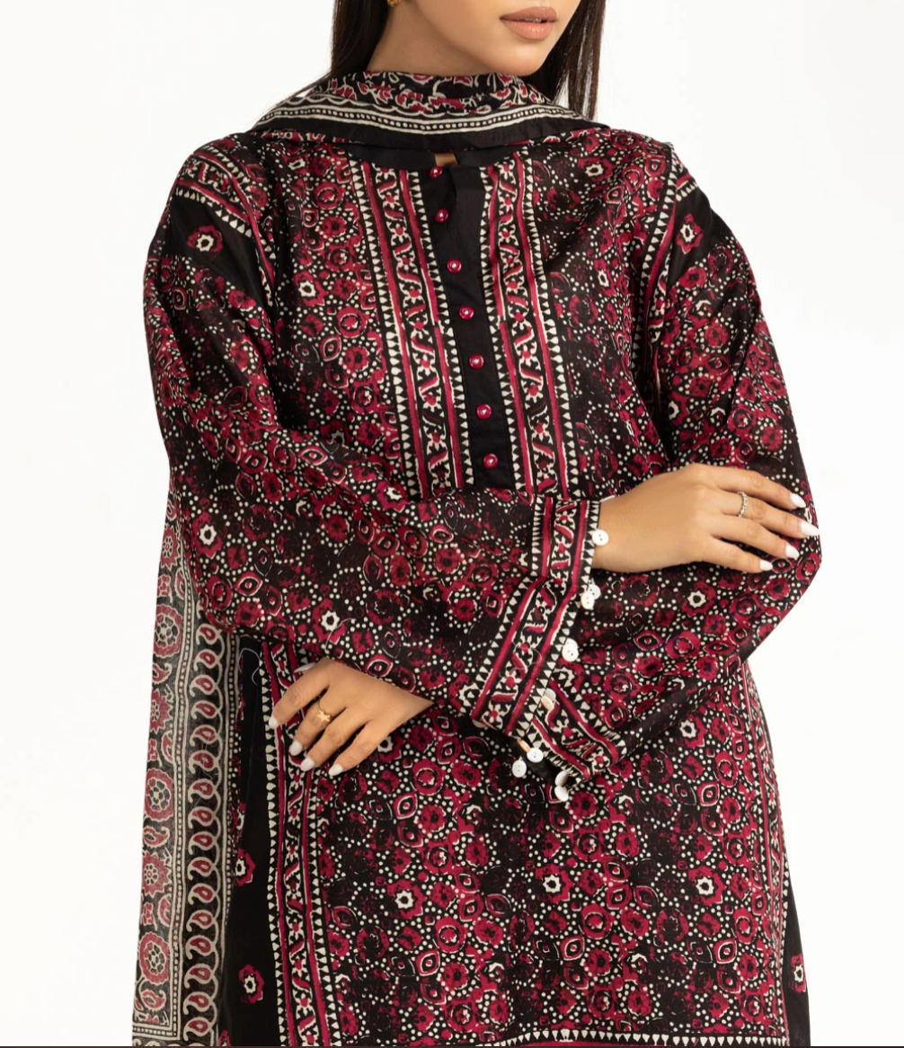 Gul-Ahmed - Original 3Pc Lawn Printed Suit