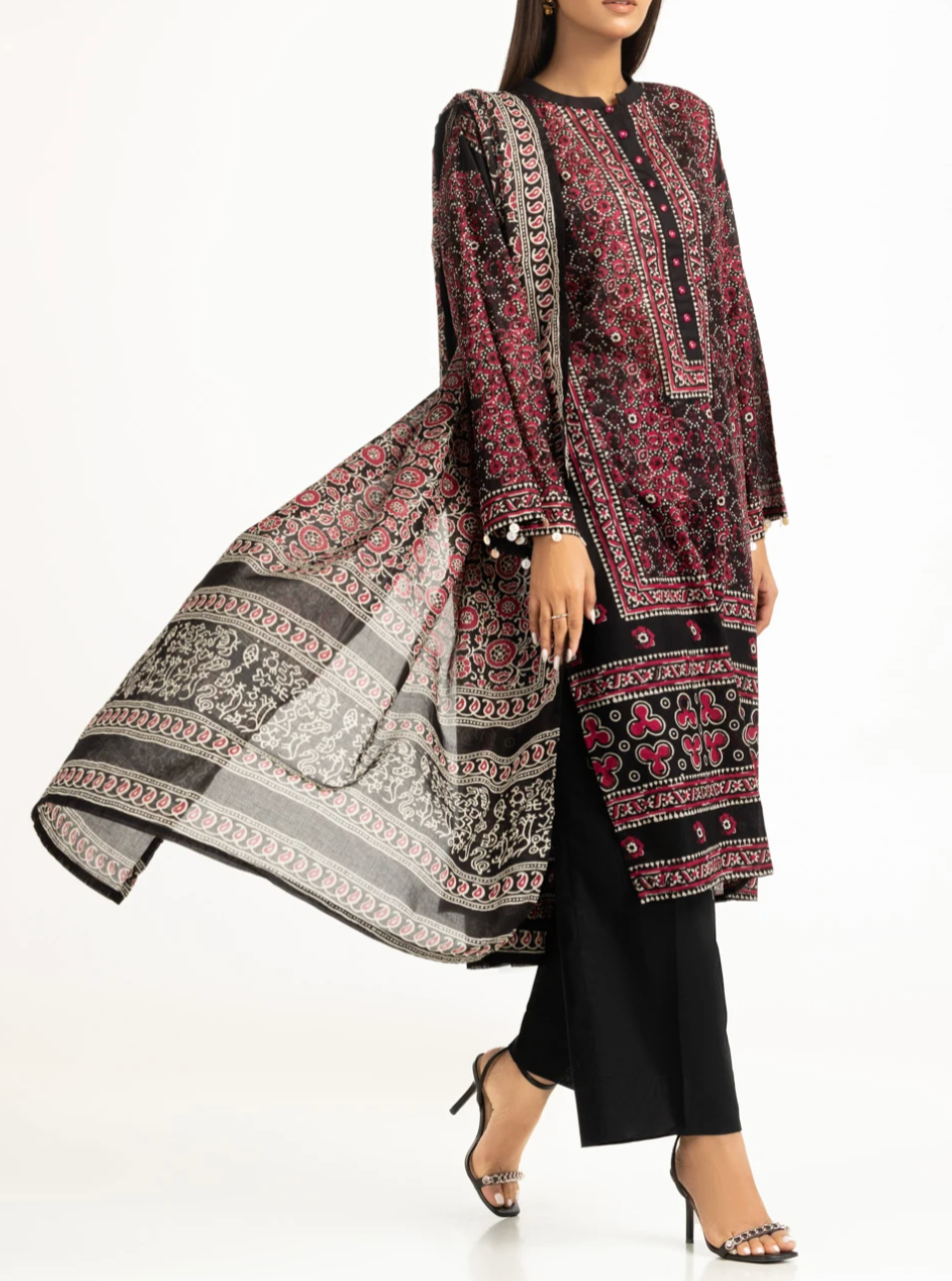 Gul-Ahmed - Original 3Pc Lawn Printed Suit