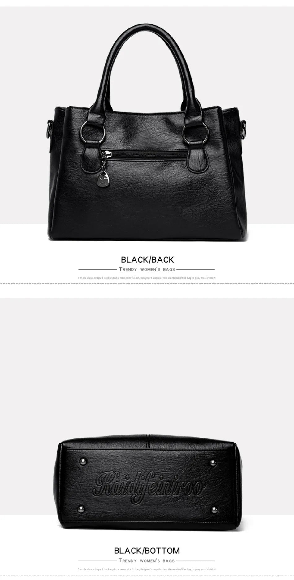 Genuine 3Layers High Quality Soft PU Leather Ladies Shoulder Crossbody Bags for Women Luxury Handbags Women Designer A Main