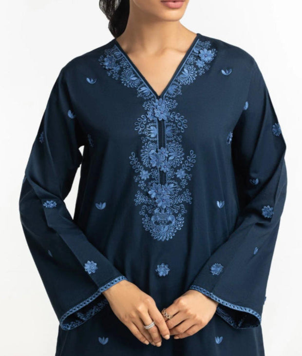 GUL-AHMED ORIGINAL PAKISTANI 3PCS CAMBRIC EMBROIDERED SUIT