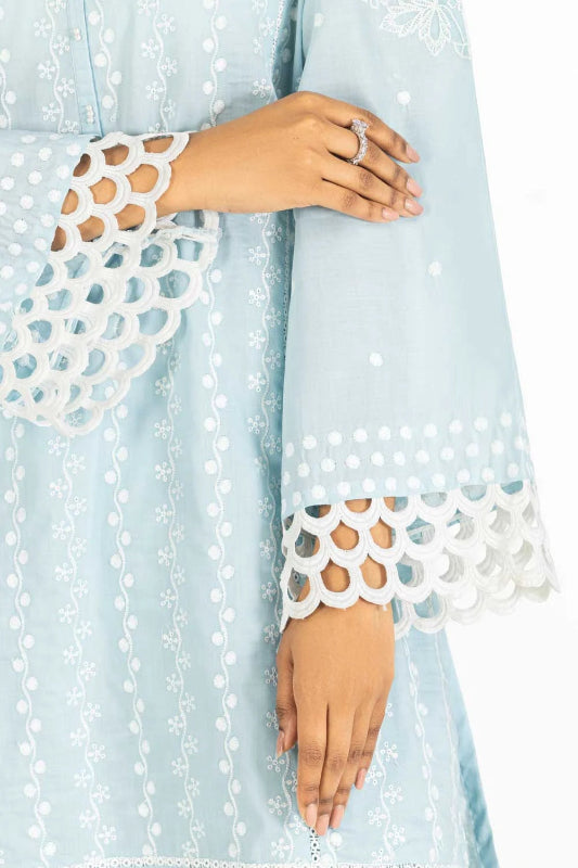 Gul-Ahmed- Original 3 PC Embroidered Chicken Kari Suit