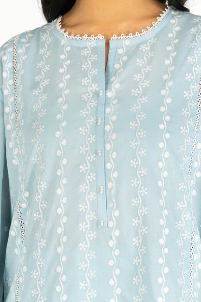 Gul-Ahmed- Original 3 PC Embroidered Chicken Kari Suit