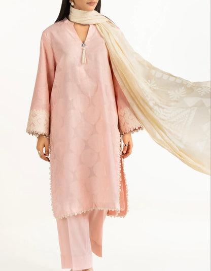 Gul Ahmed Original Pakistani 3 PC Jacquard Embroidered Suit