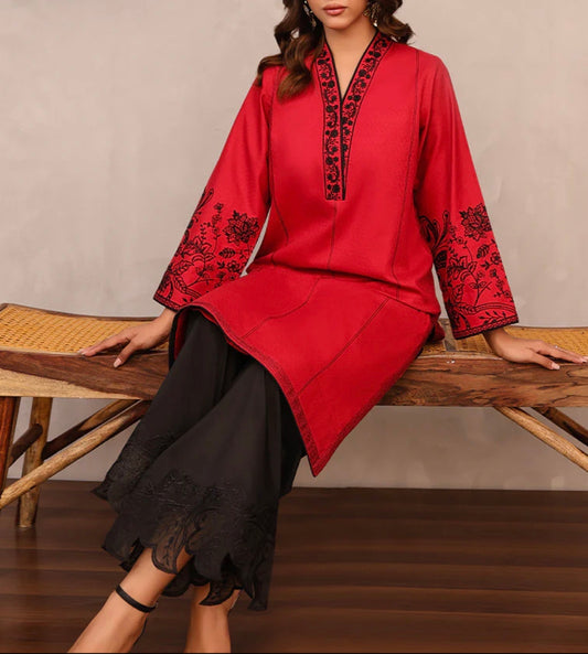 Asim Jofa Original Pakistani 1 Pc Embriodered Shirt