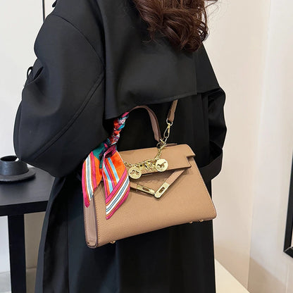 High Quality Ladies Shoulder Bag Leather Messenger Crossbody Handbags Fashion Designer Popular Classic Chic
