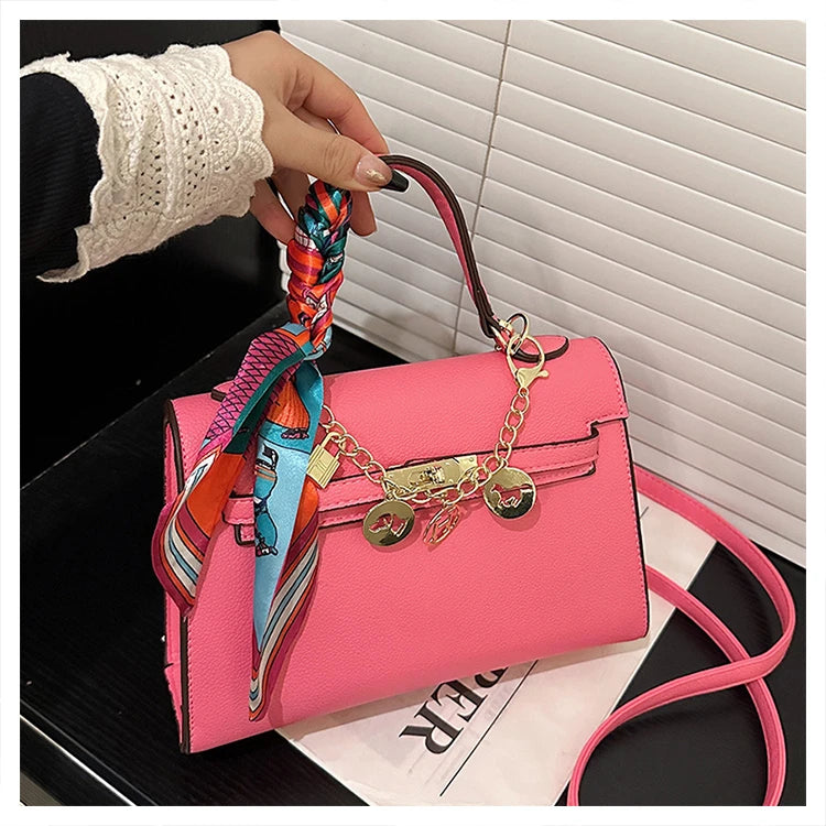 High Quality Ladies Shoulder Bag Leather Messenger Crossbody Handbags Fashion Designer Popular Classic Chic