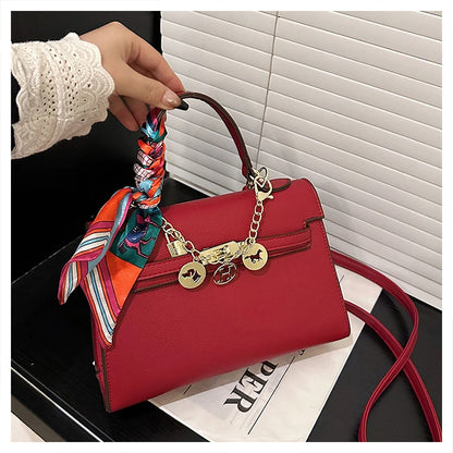 High Quality Ladies Shoulder Bag Leather Messenger Crossbody Handbags Fashion Designer Popular Classic Chic