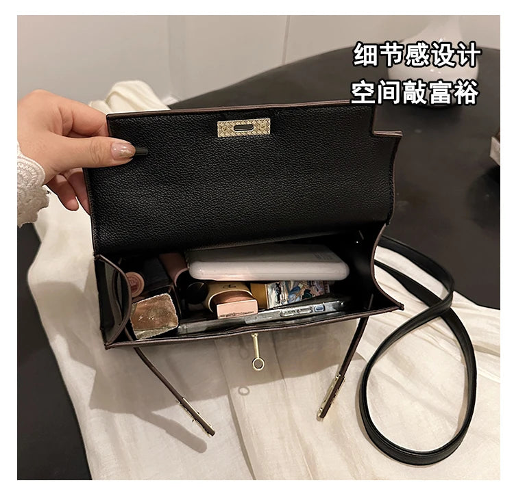 High Quality Ladies Shoulder Bag Leather Messenger Crossbody Handbags Fashion Designer Popular Classic Chic